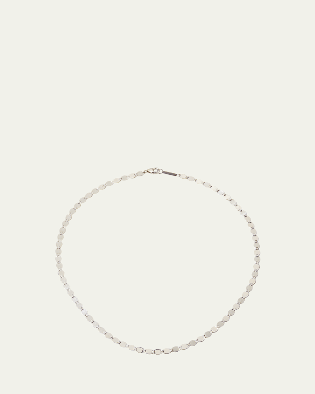 14K Gold Large Nude Chain Choker Necklace